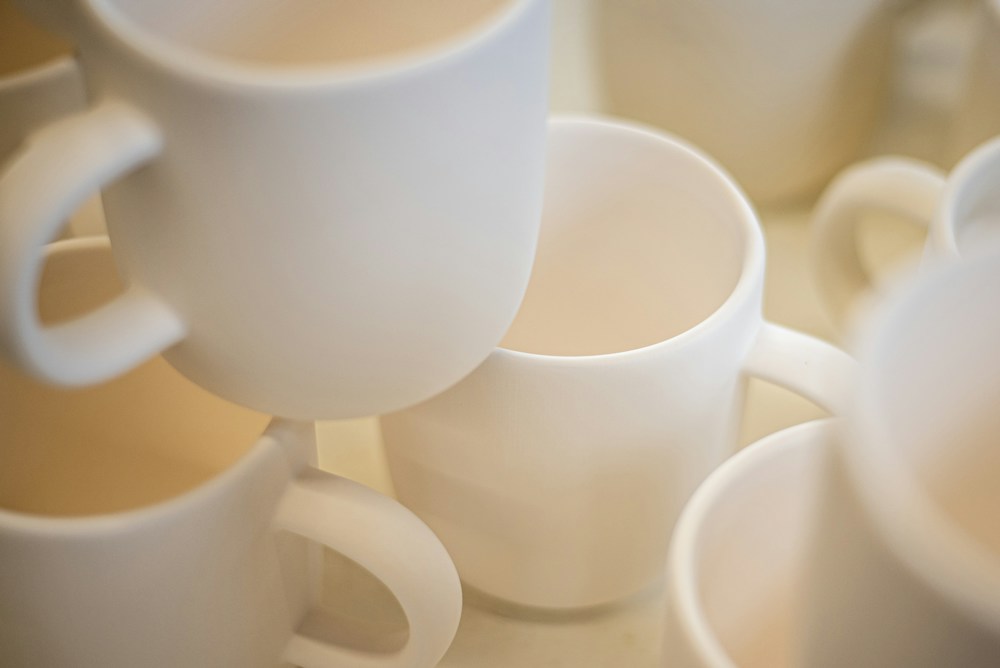 Illustrative White Ceramic Mug